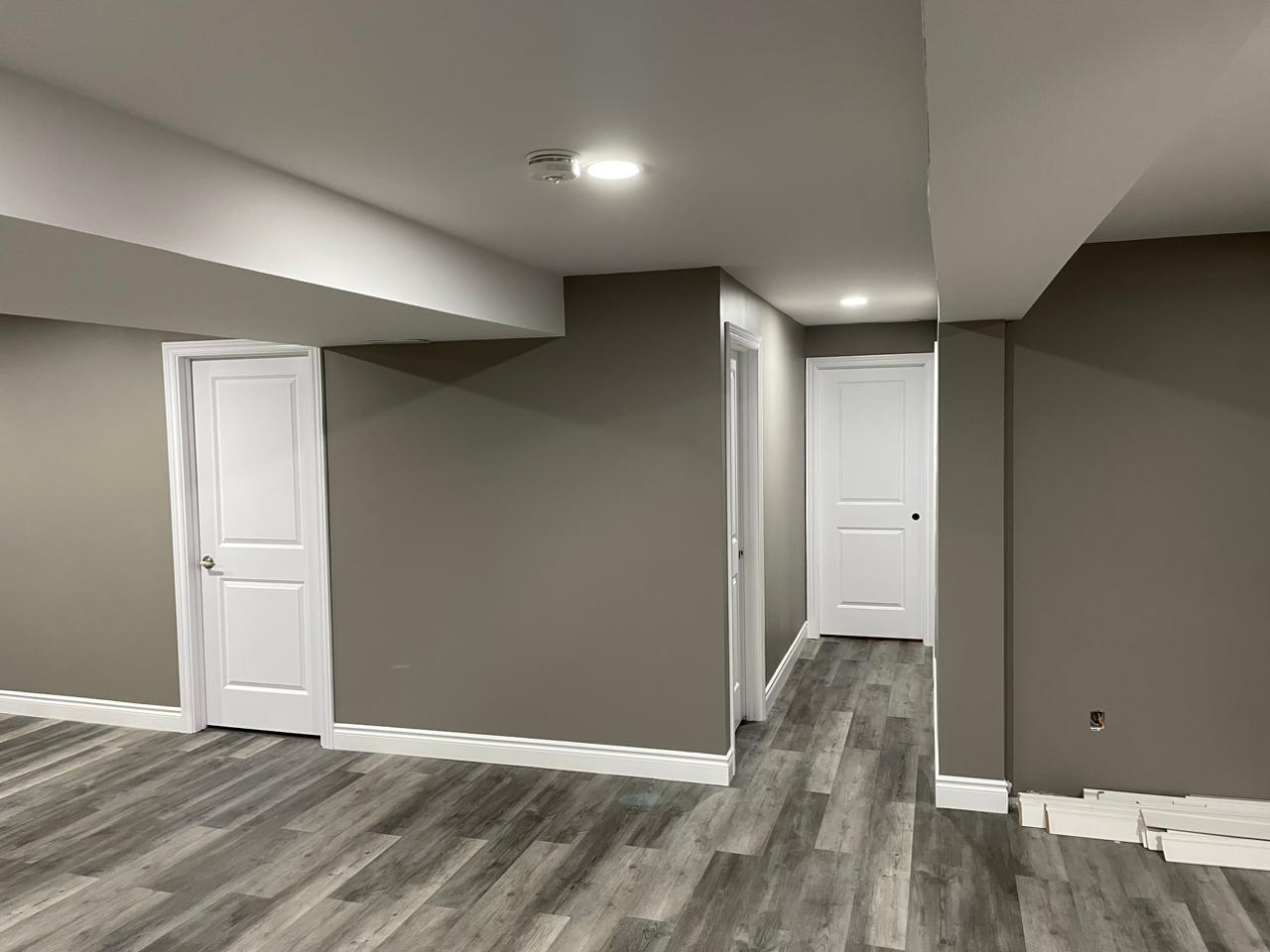 rooms with white doors