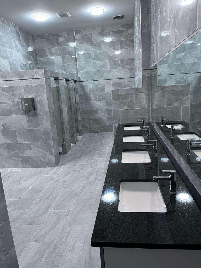 washroom granite sinks